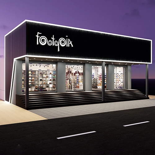 Crafted retail interior design project for Footopia in Coimbatore