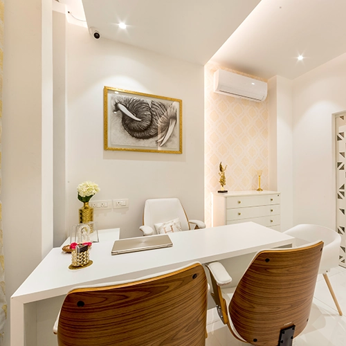 Spa treatment room interior with soft lighting and private layout in Coimbatore